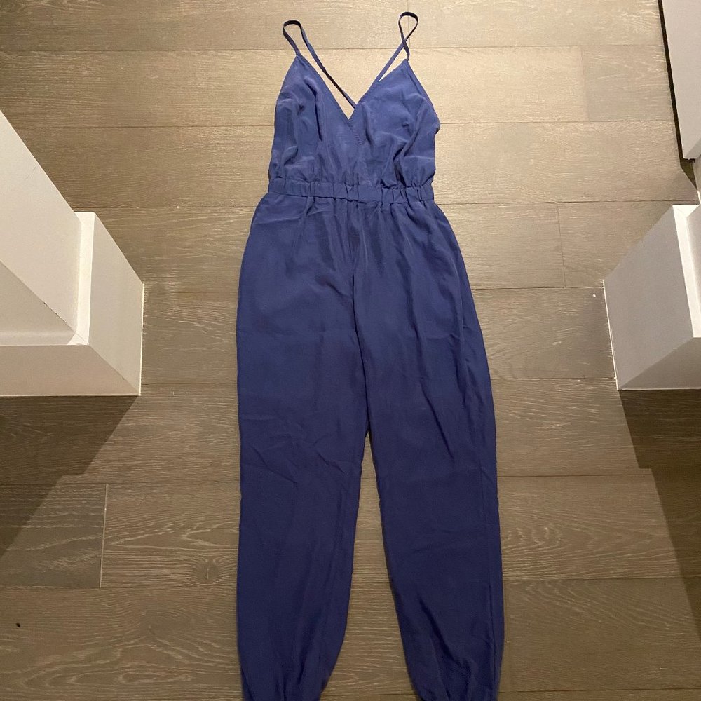 Nasty Gal Open Back Jumpsuit Size Small